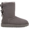 Women s UGG Bailey Bow II #1016225 Grey Sheepskin For Discount