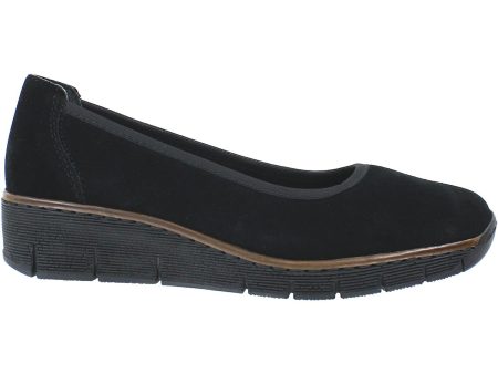 Women s Rieker 53770-00 Doris Black Suede Online Sale