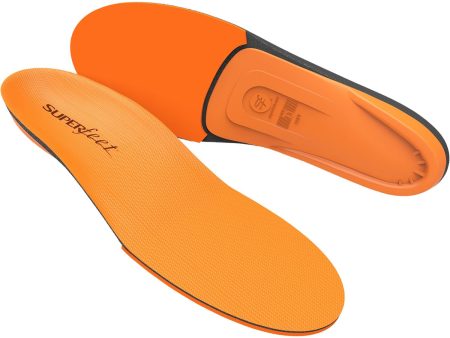 Unisex Superfeet All-Purpose High Impact Support Orange Insoles For Sale