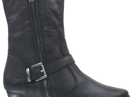 Women s Ziera Cindy Black Leather For Cheap