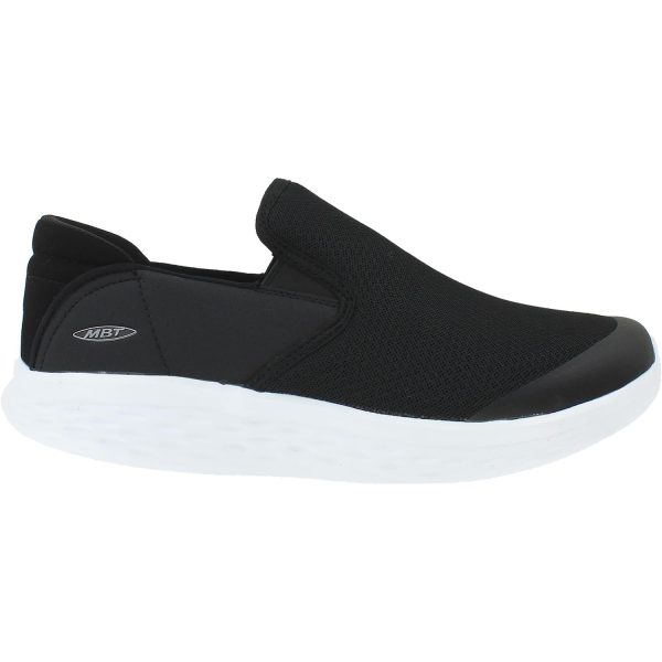 Women s MBT Modena Slip-On Black White Mesh Online Hot Sale