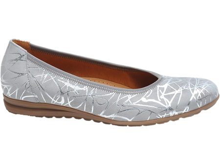 Women s Gabor 62.620.61 Grey Leather Discount