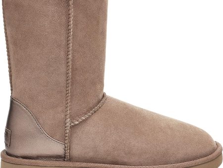 Women s UGG Classic Short II Metallic Caribou Sheepskin Discount