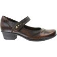 Women s Earth Clover Brown Brush Off Leather Online Sale