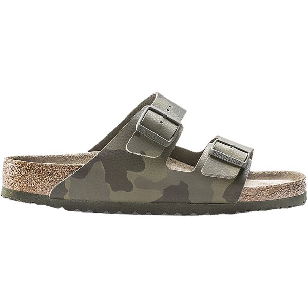 Men s Birkenstock Arizona Soft Footbed Desert Soil Camo Green Birko-Flor Supply