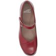 Women s Dansko Fawna Red Burnished Calf Leather Online now