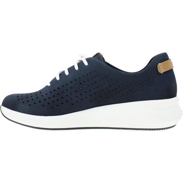 Women s Clarks Un Rio Tie Navy Nubuck Online now