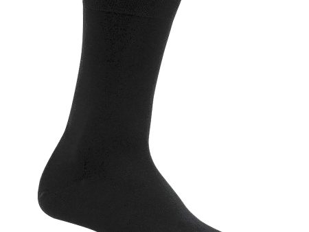 Men s Marcmarcs 91900 Cotton Soft Socks 2 Pair Pack Black For Discount