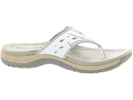 Women s Earth Sara White Leather Hot on Sale