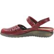 Women s Naot Arataki Rumba Red Leather Supply