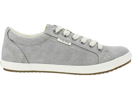 Women s Taos Star Grey Washed Canvas Discount