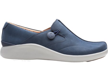 Women s Clarks Un Loop 2 Walk Navy Nubuck Sale