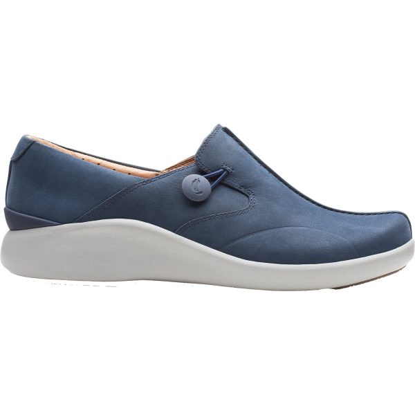 Women s Clarks Un Loop 2 Walk Navy Nubuck Sale