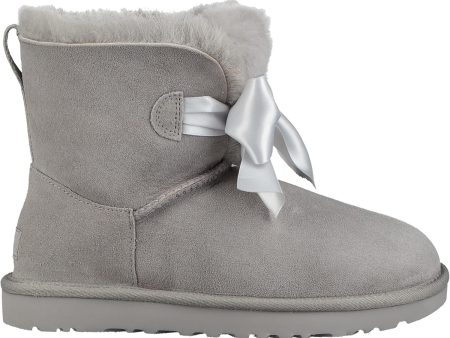 Women s UGG Gita Bow Mini Seal Suede Online Sale