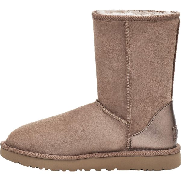 Women s UGG Classic Short II Metallic Caribou Sheepskin Discount