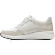 Women s Clarks Un Rio Run White Combi Leather For Discount