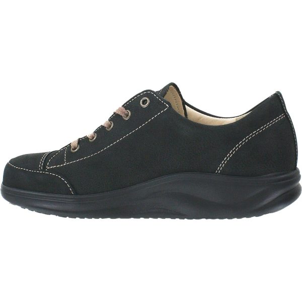 Women s Finn Comfort Finnamic Ikebukuro Black Rodeobuk Nubuck Discount