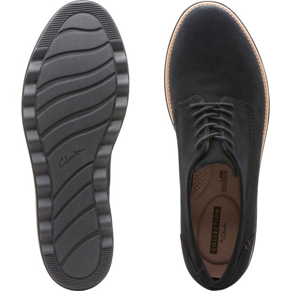 Women s Clarks Sharon Noel Black Nubuck For Cheap