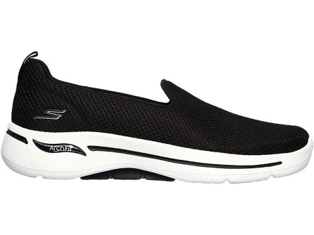 Women s Skechers Gowalk Arch Fit Grateful Black White Knit Fabric Mesh Supply