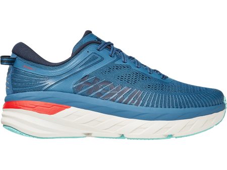 Men s Hoka Bondi 7 Real Teal Outer Space Mesh Discount