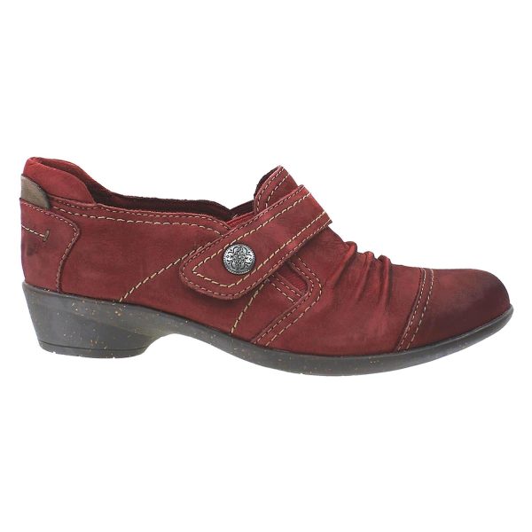 Women s Rockport Cobb Hill Nadine Red Leather Fashion