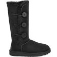 Women s UGG Bailey Button Triplet II Black Sheepskin Online Hot Sale