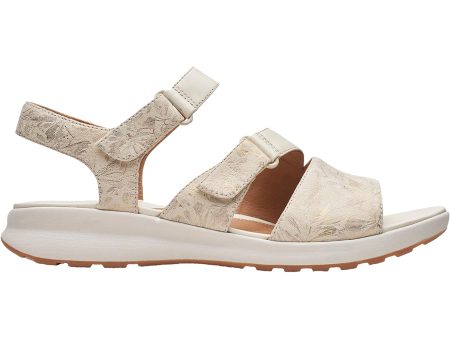 Women s Clarks Un Adorn Ease Off White Combi Leather Supply