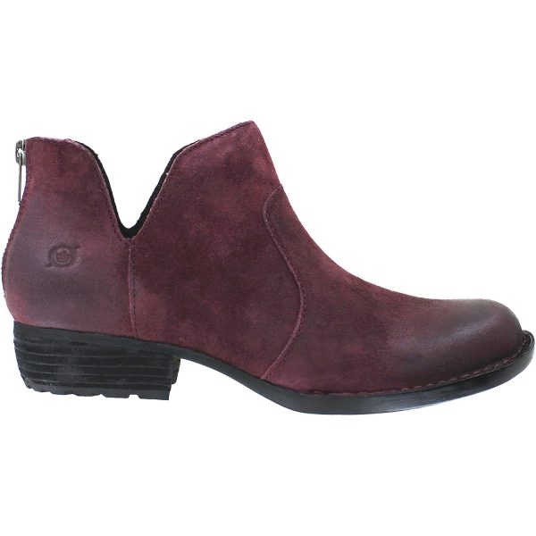 Women s Born Kerri Burgundy Distressed Leather Online now