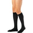 Men s Jobst Casual Knee High Socks 15-20 mmHg Black Medium Online now