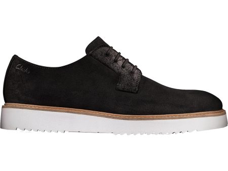 Men s Clarks Ernest Walk Black Suede Fashion