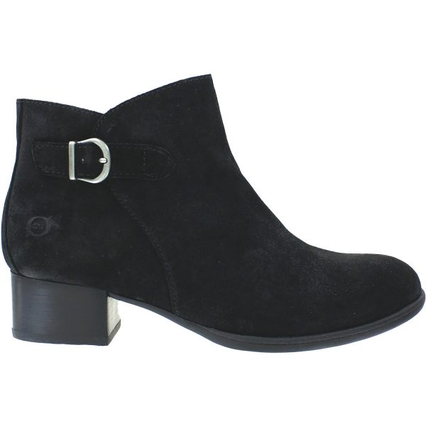 Women s Born Phobos Black Suede Cheap