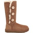 Women s UGG Bailey Button Triplet II Chestnut Sheepskin Fashion