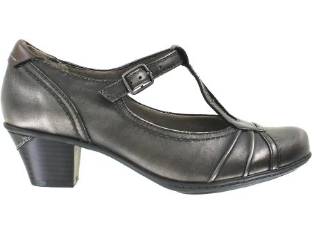 Women s Earth Wanderlust Pewter Metallic Full Grain Leather Sale