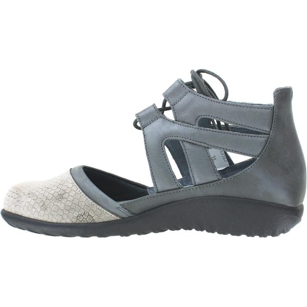 Women s Naot Kata Grey Iguana Shadow Tin Leather on Sale