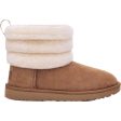 Women s UGG Fluff Mini Quilted Chestnut Sheepskin Fashion