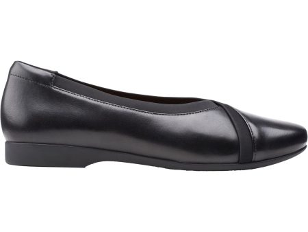 Women s Clarks Un Darcey Ease 2 Black Leather Fashion