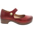 Women s Dansko Beatrice Red Waxy Burnished Leather For Cheap