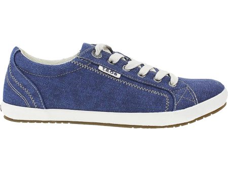 Women s Taos Star Blue Washed Canvas Fashion