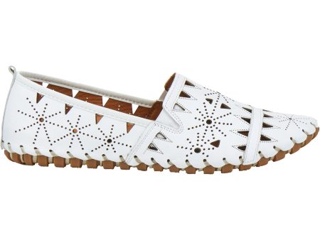 Women s Spring Step Fusaro White Leather Supply