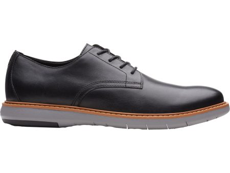 Men s Clarks Draper Lace Black Leather Online Hot Sale