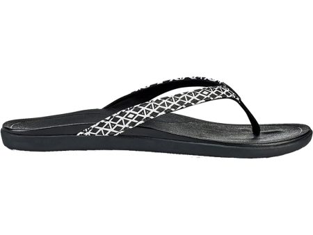 Women s OluKai Ho opio Black Kapa Synthetic Supply