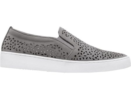 Women s Vionic Midi Perf Grey Leather Sale