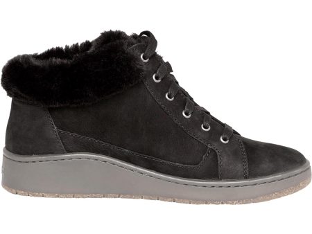 Women s Aetrex Dylan Black Suede For Cheap