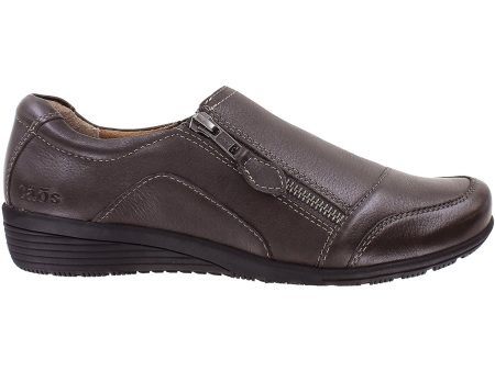 Women s Taos Character Dark Grey Leather Cheap