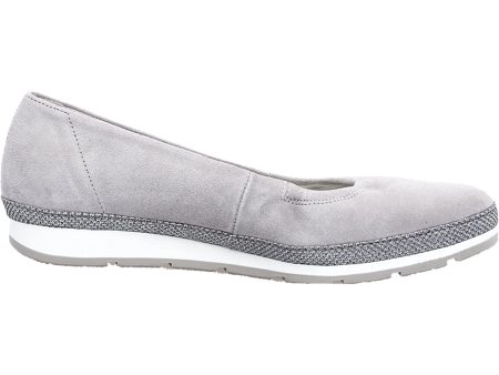 Women s Gabor 82.400.30 Grey Suede Cheap