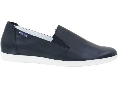 Women s Mephisto Korie Navy Silk Leather Online now