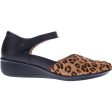 Women s Revere Osaka Leopard Black French Leather Online Hot Sale