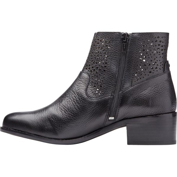 Women s Vionic Luciana Perf Black Leather Online