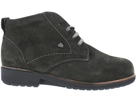 Women s Finn Comfort Cranston Dark Grey Suede Online