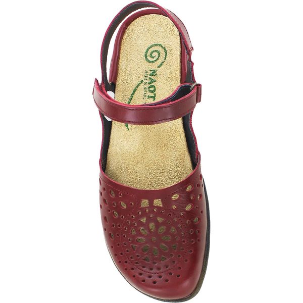 Women s Naot Arataki Rumba Red Leather Supply